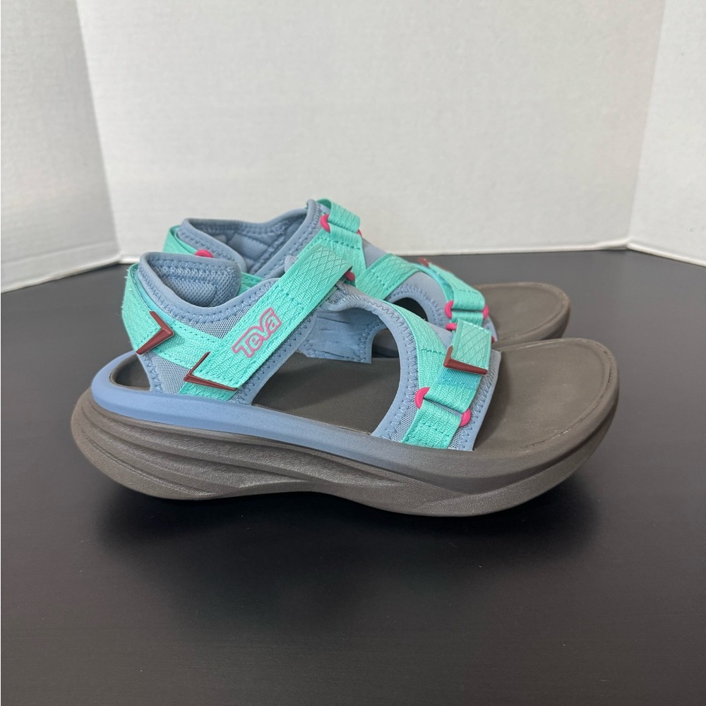 Teva Women's Sandals - Light Blue and Gray